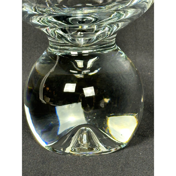 Studio Nova Heavy Blown Art Glass Elegant Exquisite Vase Poland-8.75" - Picture 4 of 6